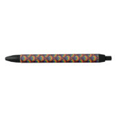 Stylo Noir Motif Hearts & Rainbows (Devant)