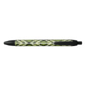 Stylo Noir Motif irlandais vert de plaid (Dos)
