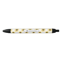 Motif jaune de tournesols personnalisé