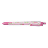 Stylo Noir Motif joli pastèque rose (Bas)