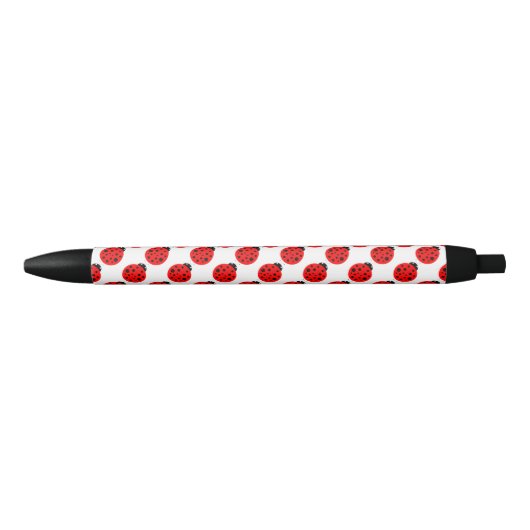 Stylo Noir Motif Ladybug (Devant)