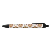 Stylo Noir Motif Mandala d'automne (Haut)