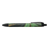 Stylo Noir motif marbré abstrait (Haut)