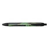Stylo Noir motif marbré abstrait (Dos)
