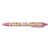 Stylo Noir Motif mignon de beignet (Bas)