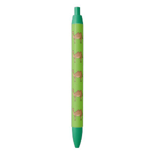 Stylo Noir motif mignon de chameau