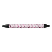 Stylo Noir Motif mignon de filles de chaton (Devant)