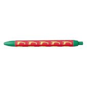 Stylo Noir motif mignon de girafe (Devant)