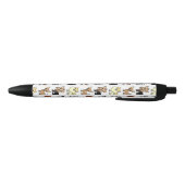 Stylo Noir Motif mignon de race de chien de jouet (Bas)