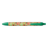 Stylo Noir Motif mignon d'illustration de pomme (Dos)
