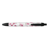 Stylo Noir Motif mignon estival de tranches de pastèque (Dos)