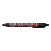 Stylo Noir Motif moderne Blob Swatch (Bas)