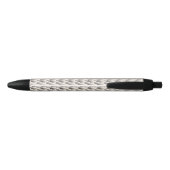 Stylo Noir Motif moderne de pluie (Dos)