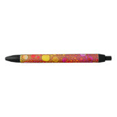 Stylo Noir Motif multicolore (Devant)