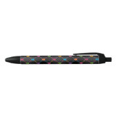 Stylo Noir Motif multicolore avec des crânes (Haut)