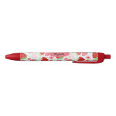 Stylo Noir Motif mûre Red Strawberry (Bas)