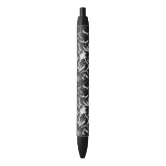 Stylo Noir Motif noir et blanc