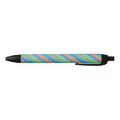 Stylo Noir Motif numérique tissé Abstrait coloré (Bas)