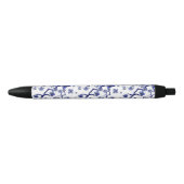 Stylo Noir Motif oriental de branche de Sakura (Devant)