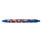 Stylo Noir Motif Paisley sans couture Coloré (Dos)