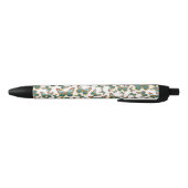 Stylo Noir Motif papillon bleu dégradé (Bas)