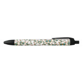 Stylo Noir Motif papillon bleu dégradé (Haut)