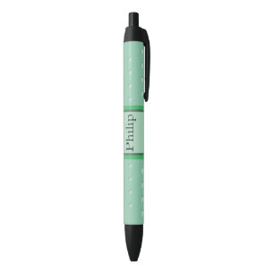 Stylo Noir Motif personnalisé de triangle