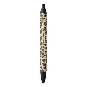 Stylo Noir Motif Poster de animal Leopard Jaguar