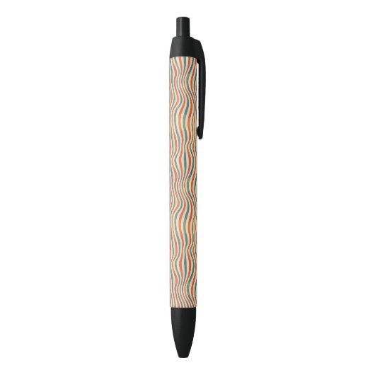 Stylo Noir Motif rayé (Bas (Vertical))