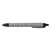 Stylo Noir Motif rayonnant noir blanc Thunder_Cove (Bas)