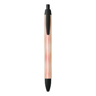 Stylo Noir Motif rayure coloré aquarelle lumineux
