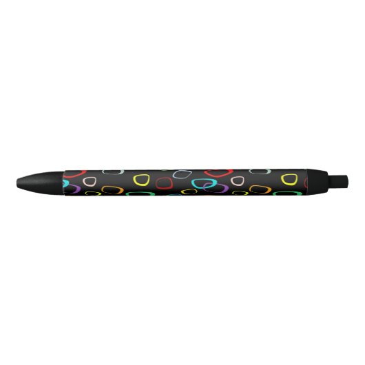 Stylo Noir motif rétroactif le (Devant)