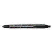 Stylo Noir motif rétroactif le (Dos)