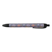 Stylo Noir Motif rose de champ de résumé (Bas)