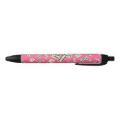 Stylo Noir Motif rose de domino d'amusement (Bas)