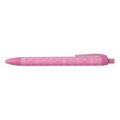 Stylo Noir Motif rose de petit gâteau (Haut)