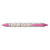 Stylo Noir Motif rose Rose Garden (Dos)