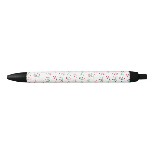Stylo Noir Motif rustique (Devant)