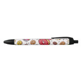 Stylo Noir Motif sans couture de Donuts (Haut)