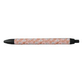 Stylo Noir Motif sans couture rétro (Devant)