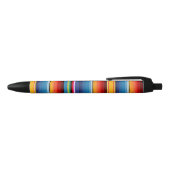 Stylo Noir Motif Serape bleu et or (Haut)