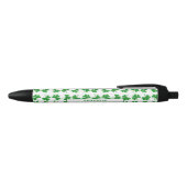Stylo Noir Motif Shamrock irlandais vert dégradé (Haut)