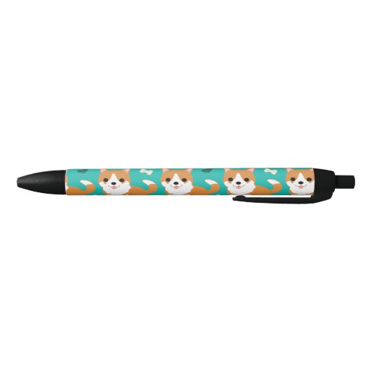Stylo Noir Motif simple d'illustration de chien mignon de (Bas)