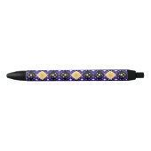 Stylo Noir Motif spatial (Devant)