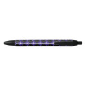 Stylo Noir Motif spatial (Dos)