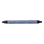 Stylo Noir Motif spatial, Planètes, Étoiles, Galaxie, Cosmos (Devant)