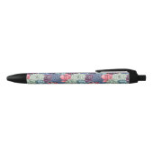 Stylo Noir Motif succulent coloré (Haut)