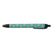 Stylo Noir Motif succulent de cactus graphique abstrait (Bas)