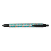 Stylo Noir Motif succulent de cactus graphique abstrait (Dos)