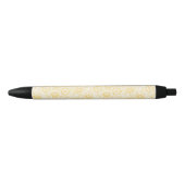 Stylo Noir Motif Sunny Sunflower (Devant)